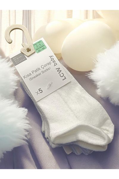 LC Waikiki Basic Baby Girl Booties Socks 5 Pack S43070Z1