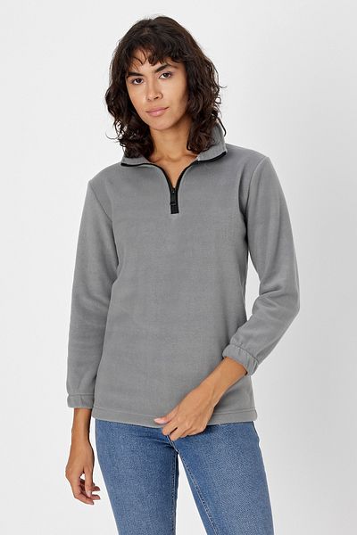 DENSMOOD Normal Mold Embroidered Flower-Proof Sleeve Elastic Fleece