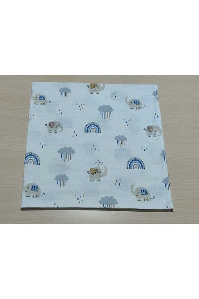 Alpıno Newborn - Muslin Blanket and Blanket (100% Cotton Baby Blanket, 85cm X 85cm)