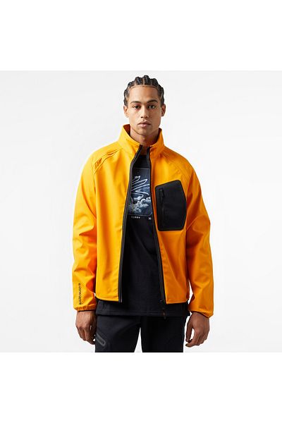 Napapijri B-Lorze Full-Zip Stand Men's Orange Sweatshirt
