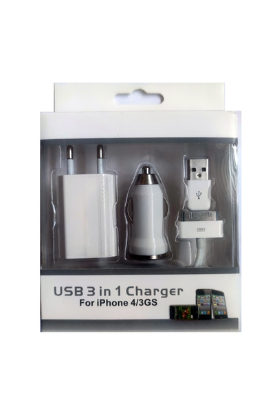 Smart Tech 4 Ve Ipad 2 / 3 / 4 Için Araç Şarjı Ve Seyahat Şarjı Seti