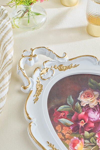 Karaca Tava Ovale Melamina Baroc 47 Cm