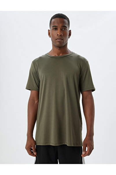 Koton Sport-T-Shirt Basic Kurzarm Rundhalsausschnitt