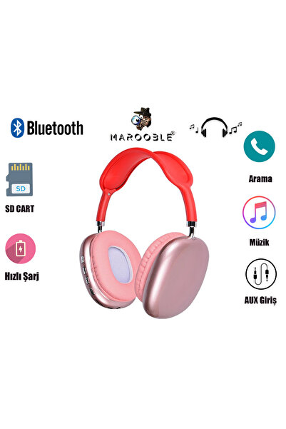 Marooble P9 Plus Kablosuz 5.0 Mikrofonlu Bluetooth Kulaklık P9 Kulaklık