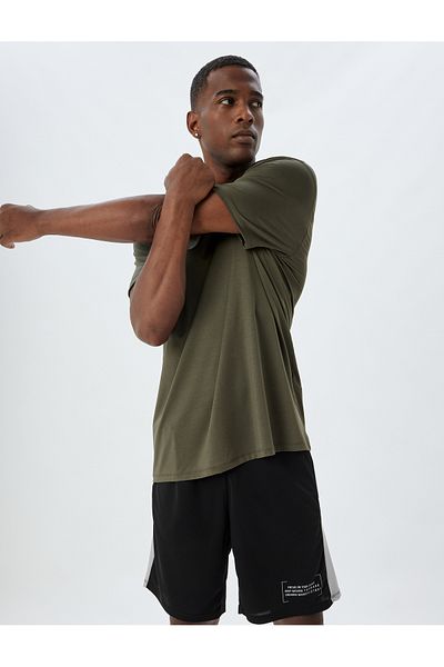 Koton Basic Sports T-Shirt - Κοντό μανίκι, Crew Neck