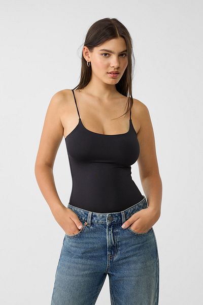 Stradivarius Bodysuit with thin straps