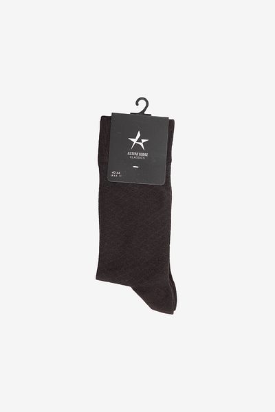 ALTINYILDIZ CLASSICS Men's Brown Patterned Single Socks