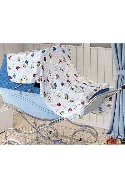Alpıno Newborn Muslin Blanket and Blanket - 100% Cotton Baby Blanket 110X110 cm