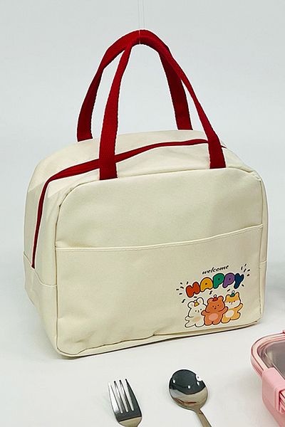YOYOSO Happy Animals Printed, Thermal Insulated Feeding, Food Bag