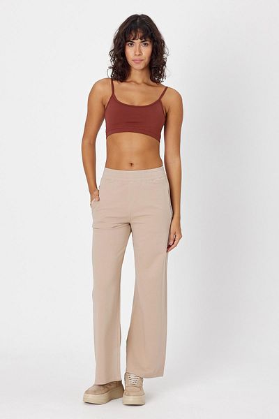 Comm-Ci Organic Cotton Trousers, Wide Leg with Pockets - Lax