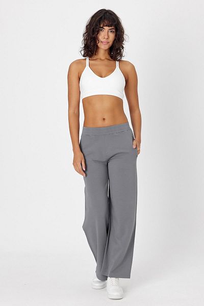 Comm-Ci Organic Cotton Trousers, Wide Leg with Pockets - Lax