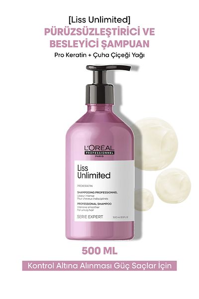 L'oreal Professionnel Expert Liss Unlimited - Electricity and Intensive Softness Shaft