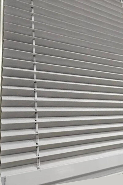 Özel Jaluzi Gri Cam Balkon Ve Ofis Plisse Perde(PLAİN004)