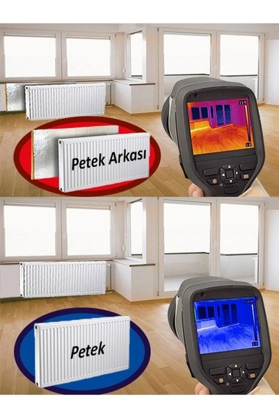 Alizon 5 mm Isı Yalıtım Levhası Petek Arkası Kalorifer Arkası Isı Izalasyon Levhası - 3 Ad