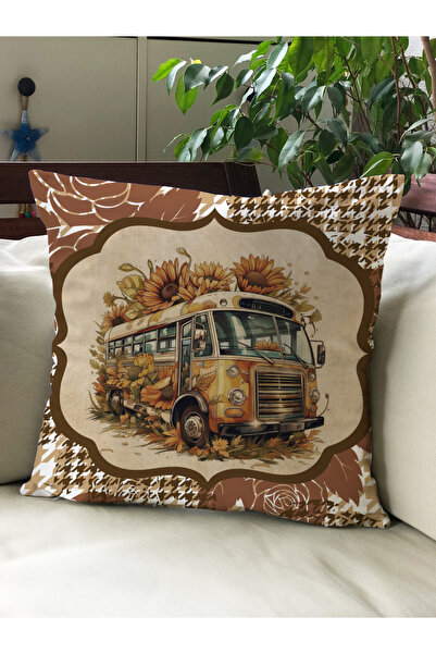 Evmila Есенна тематична калъфка за възглавница 43X43