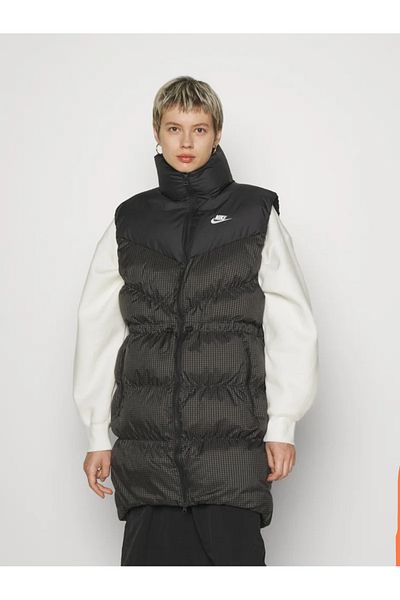 Nike Windpuffer Sportswear - Women's Therma Fit Long Puffer Vest Fb8794-010