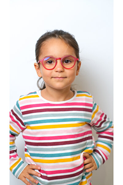 SOLEDA 6-12 Years Children's Screen Glasses Red