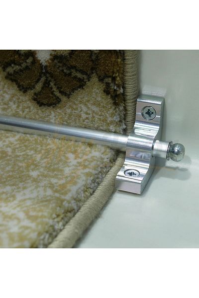 Myfloor Silver Ladder Dip Bar - Thick Bar, Steel Carpet Holder - 90