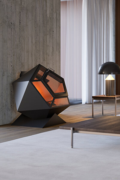 Varmekilde Diamond Çelik Odun Sobası ve Şömine