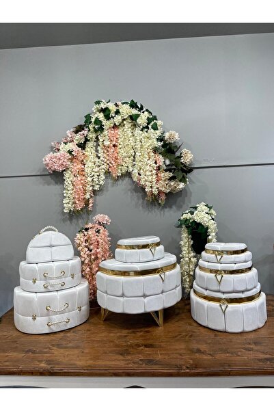 Benjamin Çeyiz D Baklava Dilim Sandık Tüm Set