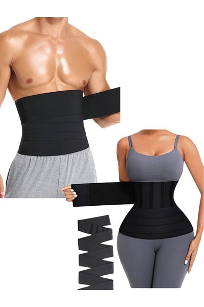 miresa Corset pentru burtă care oferă o imagine de clepsidră cu înfășurare fermă pentru slăbire a taliei