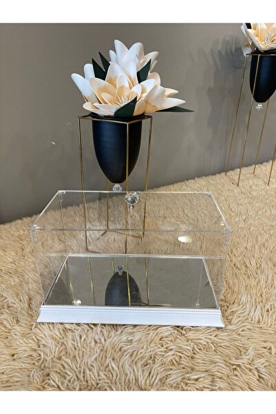 Benjamin Çeyiz Plexi Fanus Orta Boy Pleksi Fanus