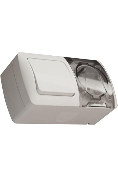 ELBİ Elbi eva gray switch - grounded socket combination
