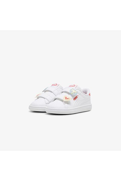 Puma Smash 3.0 Badges Baby White Sneakers