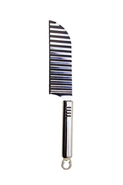 seahome Metal Saplı Patates Dilimleyici Şekilli Bıçak Doğrama Çips Bıçağı S-1685
