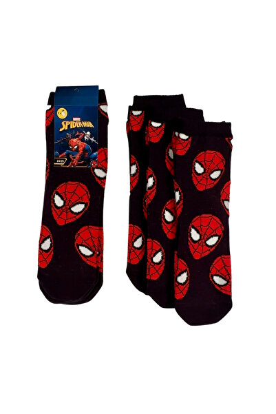 Basic And Casual جوارب أصلية مرخصة للرجال من سبايدر مان، مجموعة ثلاثية SM1