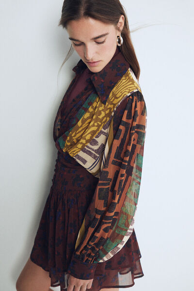 Pilea Harmony Korseli Mini Şifon Elbise