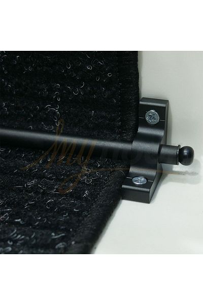 Myfloor Black Bar - Steel Carpet Holder, Ladder Bottom, Thick / 90
