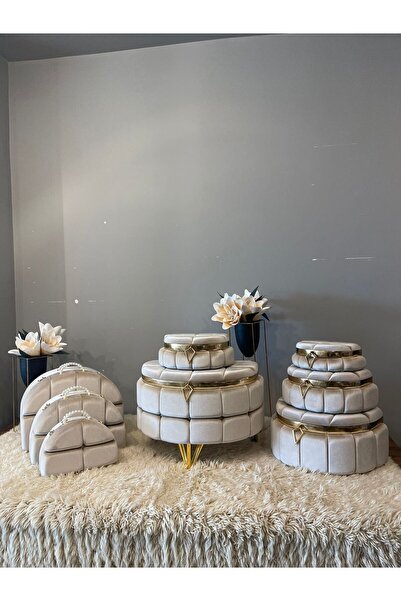 Benjamin Çeyiz D Baklava Dilim Sandık Tüm Set