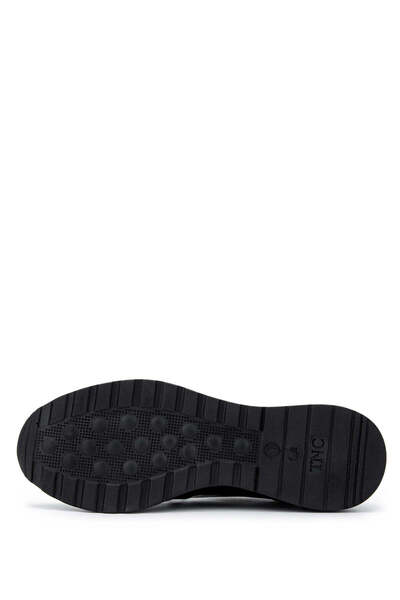 Tamer Tanca Kadın Hakiki Deri Siyah Casual Ayakkabı