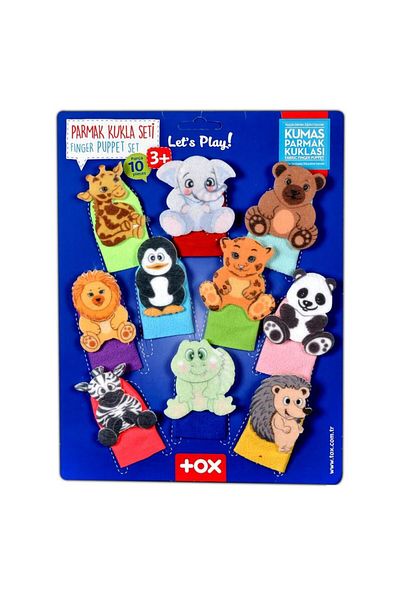 aylintac Wild Animals 10 Piece Finger Puppet T782, Educational Toy