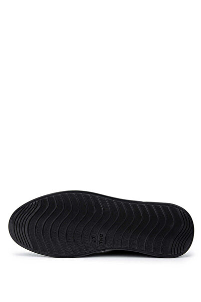 Tamer Tanca Kadın Hakiki Deri Siyah Casual Ayakkabı