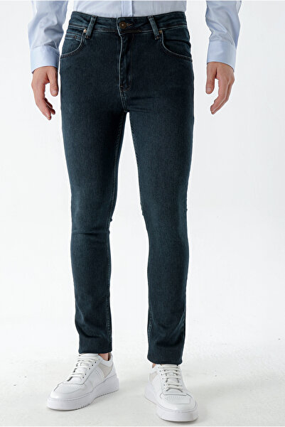 Morven Men's Khaki Denim 5 Pocket Slim Fit Jean Jeans