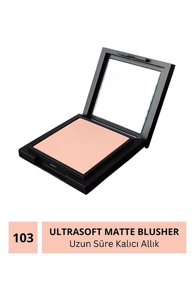 Carla Professional Make Up Ultrasoft Matte Blusher Peach - Matte Blush No: 103