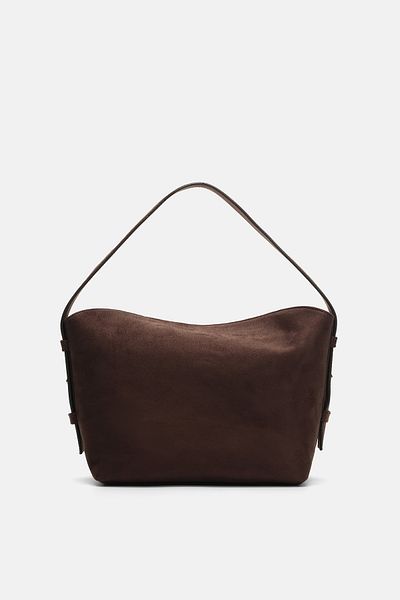 mathilda store Luna - Тъмнокафява чанта