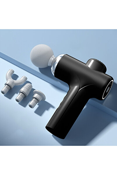 EZERE Şarjlı Darbeli Masaj Tabancası Masaj Aleti Kas Rahatlatıcı