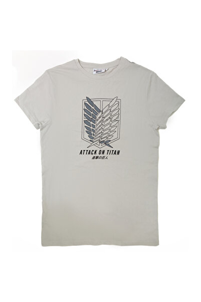 Giyimod Original Attack On Tıtan Japanese Design Men's T-shirt-1230478-grey