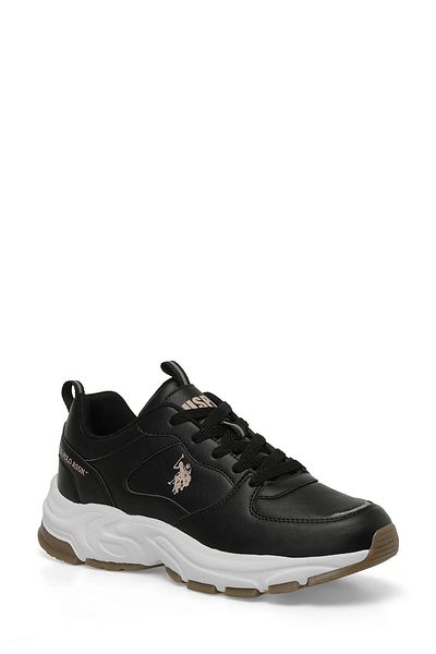 U.S. Polo Assn. Black Sneaker Walking and Running Sports Shoes