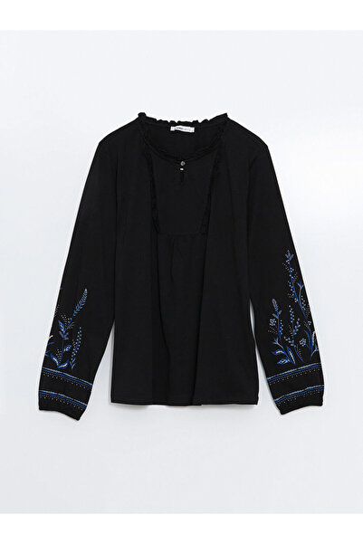 LC Waikiki Γυναικεία μπλούζα με δεμένο γιακά