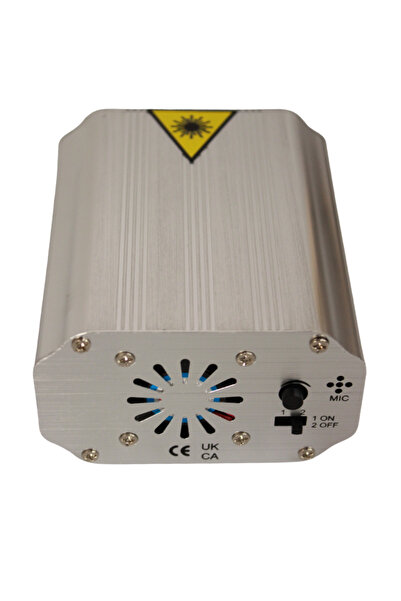 Hazar Led Mini Lazer Sahne Işığı Müziğe Sese Duyarlı Uzaktan Kumandalı RGB Disko Lazer Projektör Led Işık