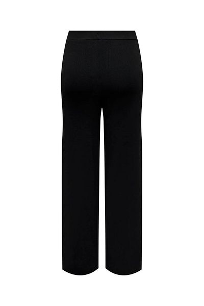 ONLY Women's Black Elastic Waist Comfortable Trousers - 15333120