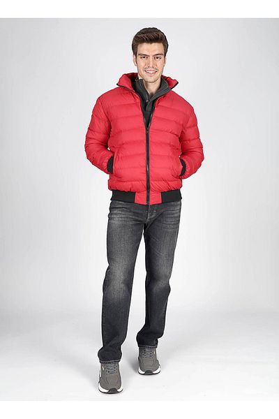Lee Cooper Red Men's Coat 251 Lcm 232014   Juno