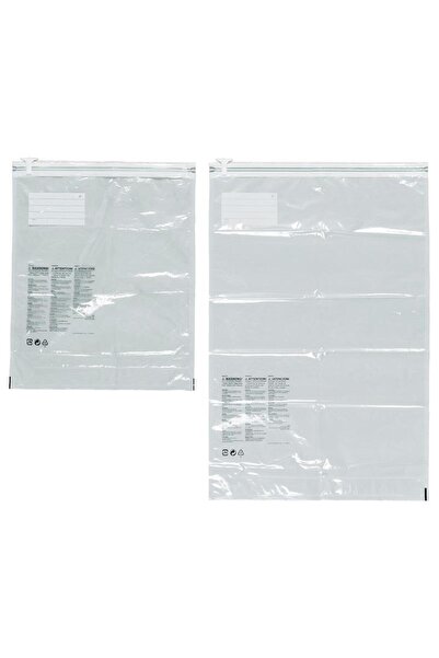 IKEA Spantad Sac de depozitare cu vid Albastru deschis 46x57-55x85 Cm 2 Bucăț...