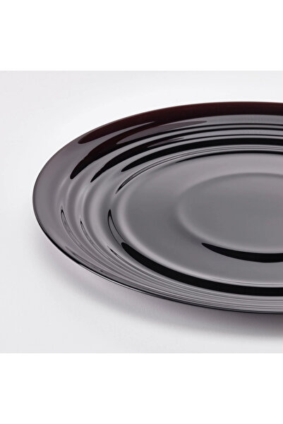 IKEA Natbarb Plate Black 24 cm 90563689