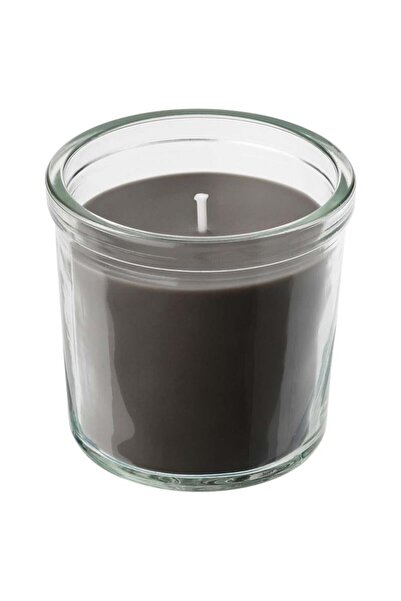 IKEA Enstaka Bardakta Kokulu Mum Gri Şenlik Ateşi 00502365