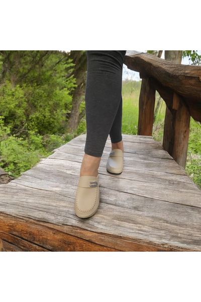 GokceKundura06 Daily Anatomical Sole Closed Front Home and Outdoor Slippers